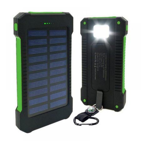 50000mah Solar Power Bank Dual USB Portable Battery Charger
