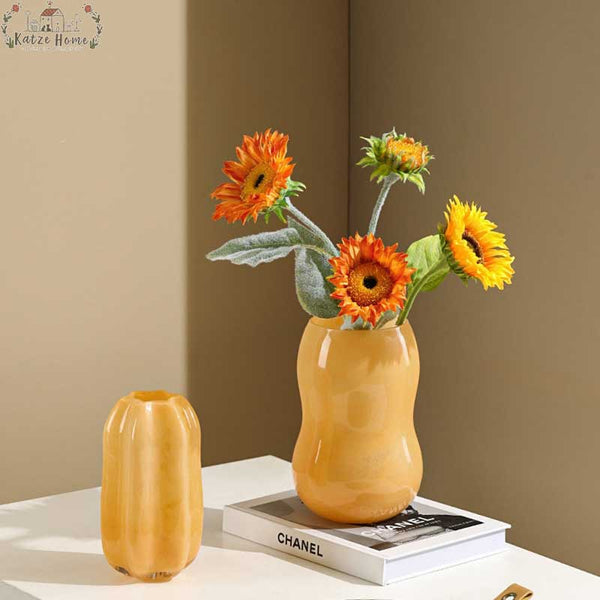 Aesthetic Candy Murano Art Glass Vase - Beauty and Sweetness
