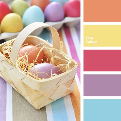 Bright Easter color palette