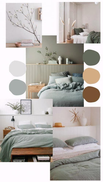 Green and Brown Minimalist Color Palette