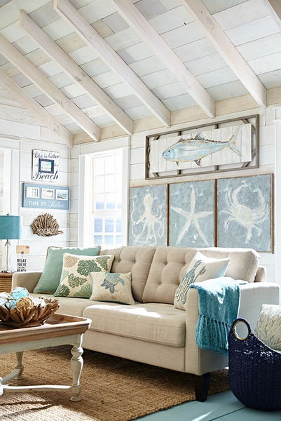 Inspirational Coastal Living Room Example
