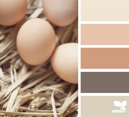 Neutral Easter color palette
