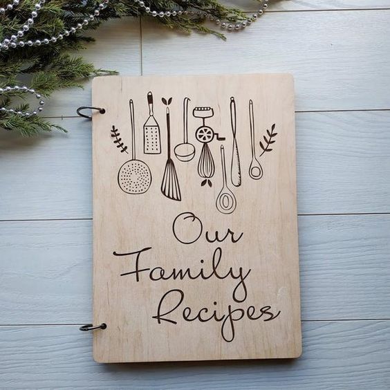 Personalized Cookbook Journal