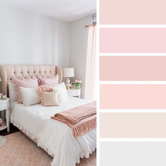 Soft Pinks - Light summer color palettes