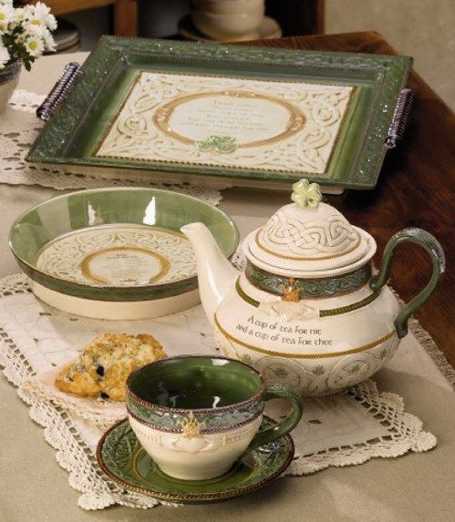 Traditional Irish tea set