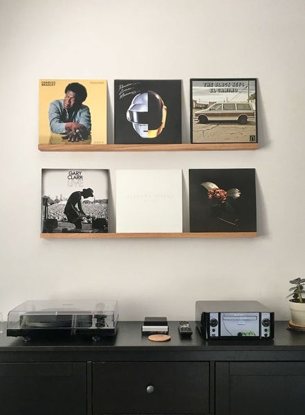 Vinyl Record Collection Display Shelf
