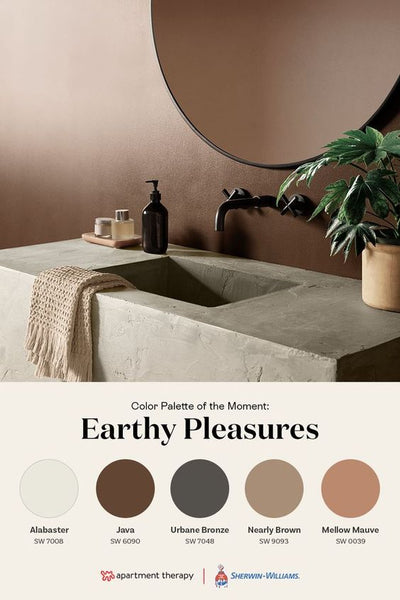 Warm and Earthy Tones in Cottagecore color palette