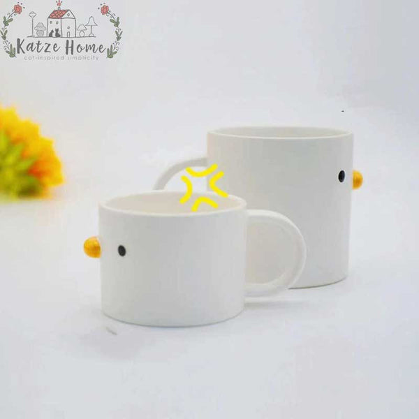 Minimalist Cute Ceramic Duck Mug