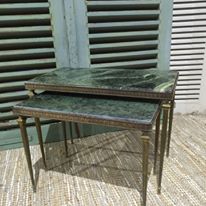 Antique French Marble Tables - www.lovinglymadeltd.co.uk