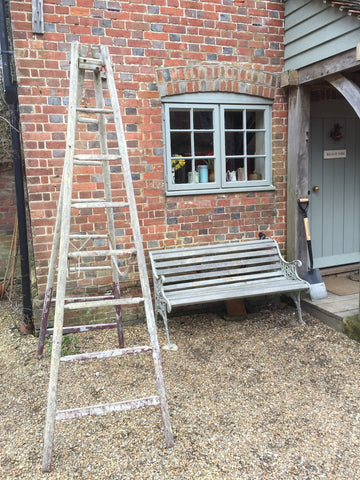 Apple Ladder and Vintage Bench - www.lovinglymadeltd.co.uk