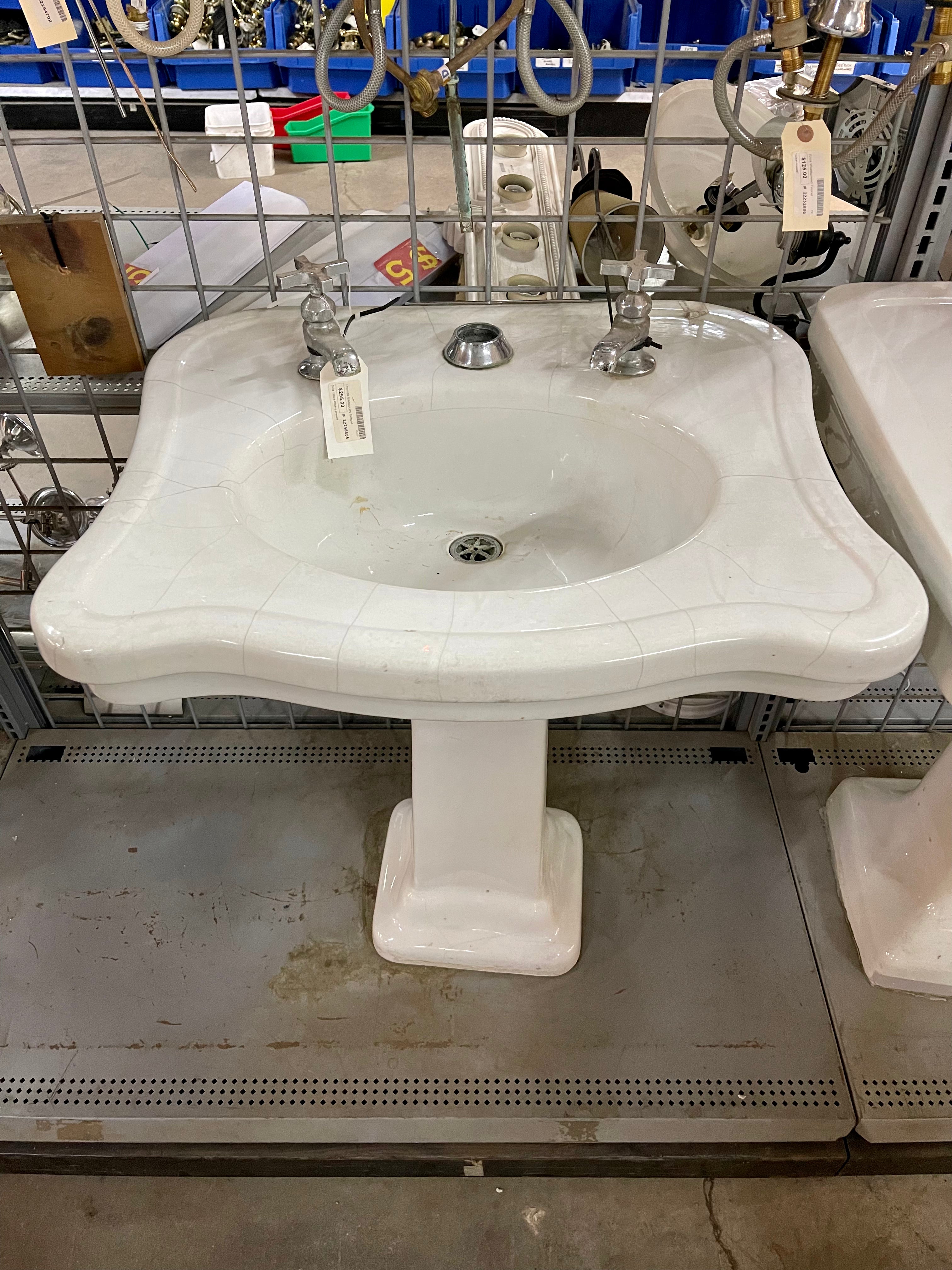 Cast Iron Pedestal Sink