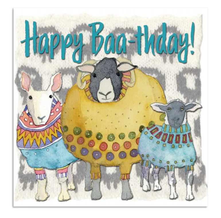 Happy Baa-thday Greetings Card