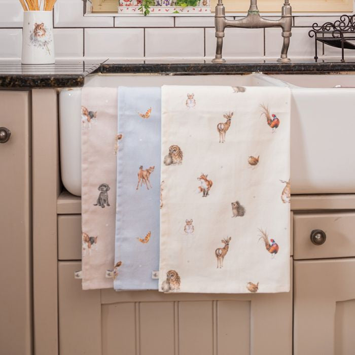 Animal Tea Towel Set