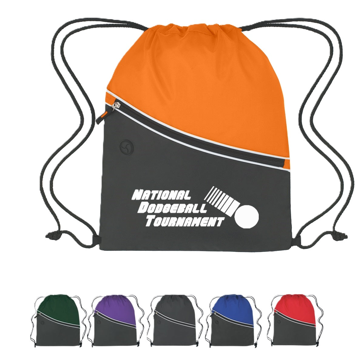 Custom Drawstring Backpacks with Earbud Slot