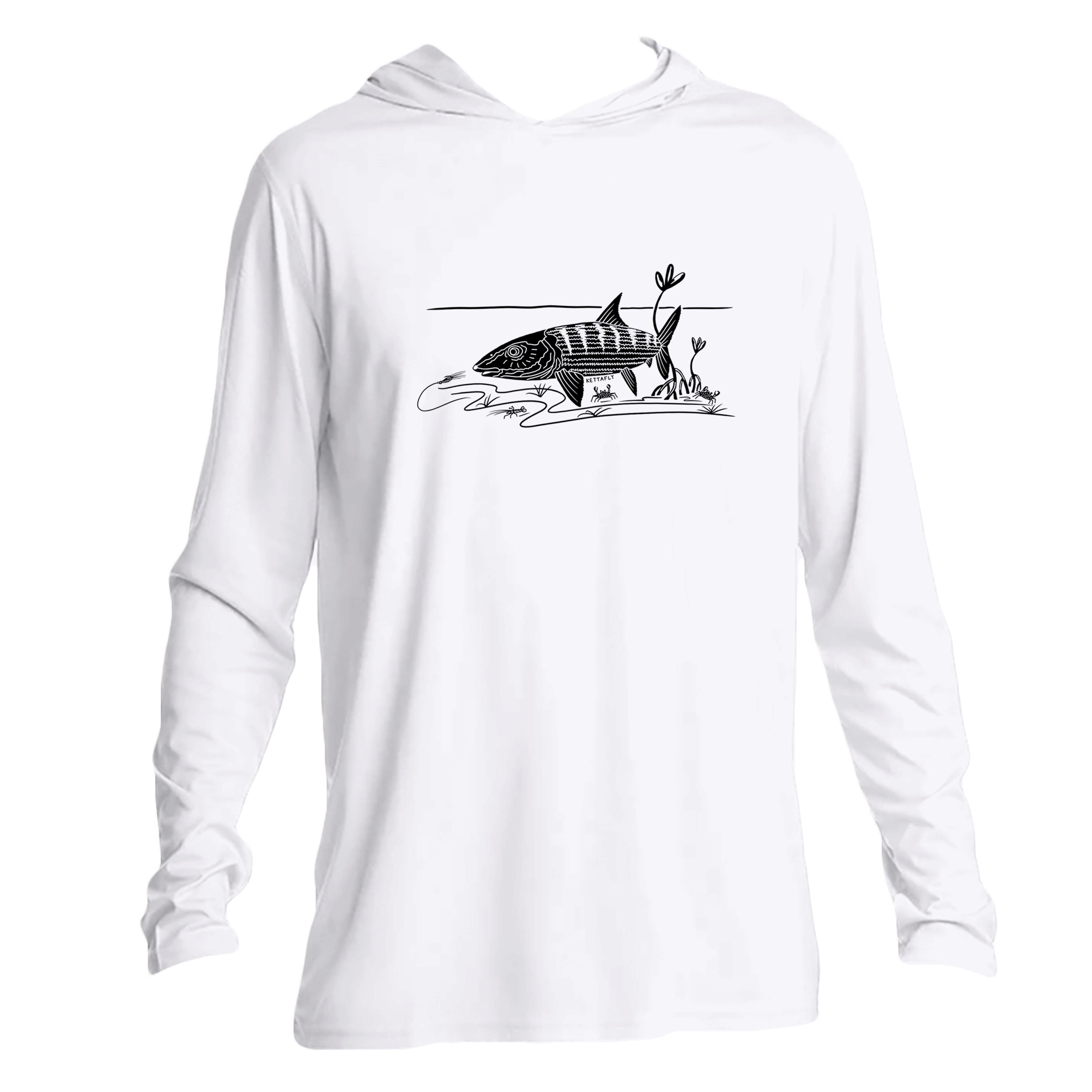 Captain's Landing Charters Long Sleeve Sun Protection Shirt - White -  Captains Landing