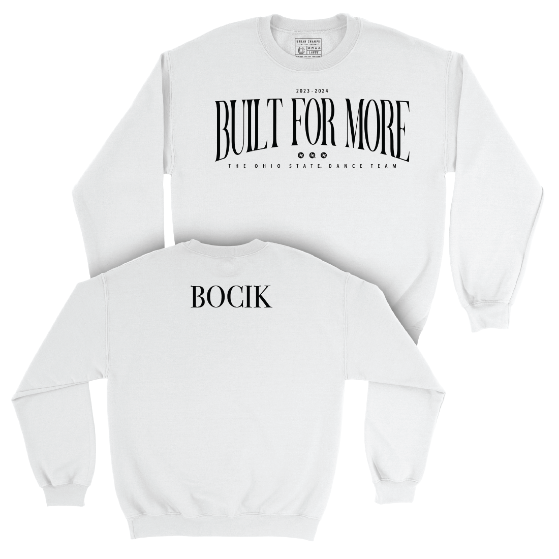 EXCLUSIVE DROP: Ohio State Dance Team "Built For More" Crewneck - Brenna Bocik