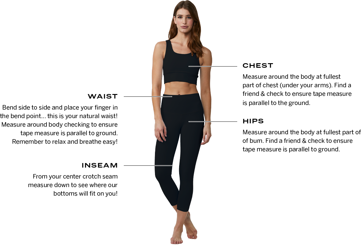 sizing + Fit guide –