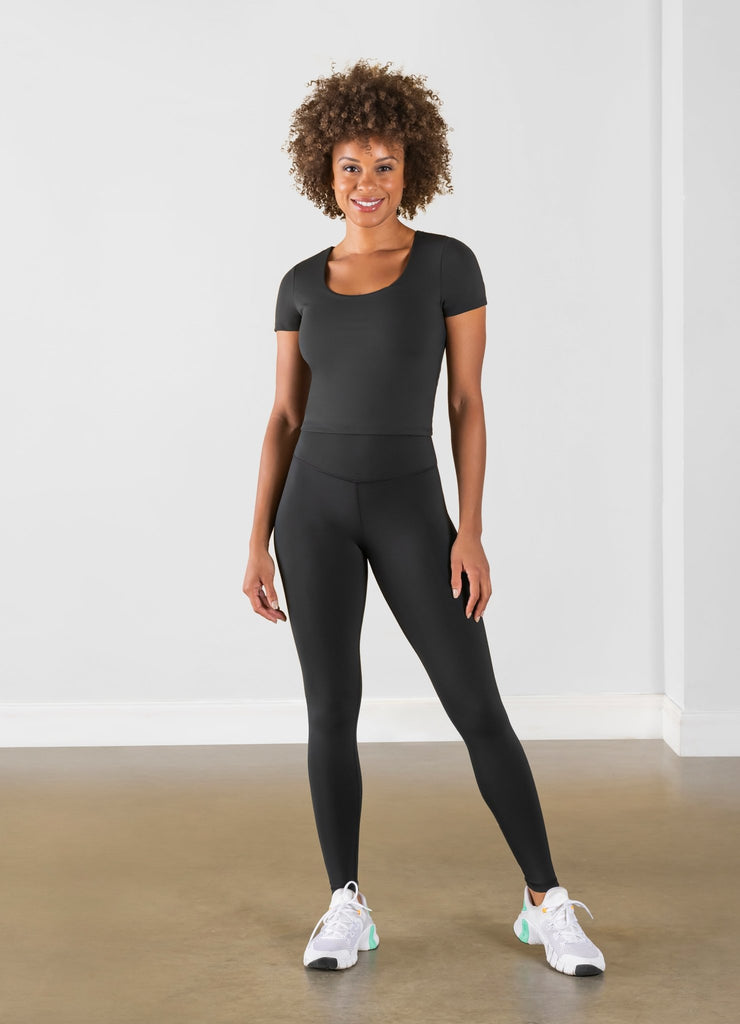 Signature Tight Jersey Moss Black –