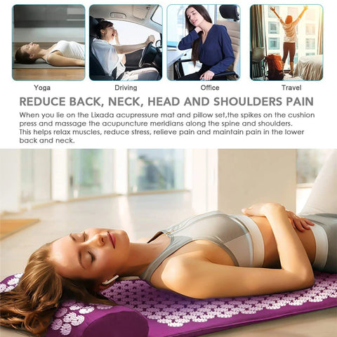 Massage Cushion Yoga Acupressure Mat