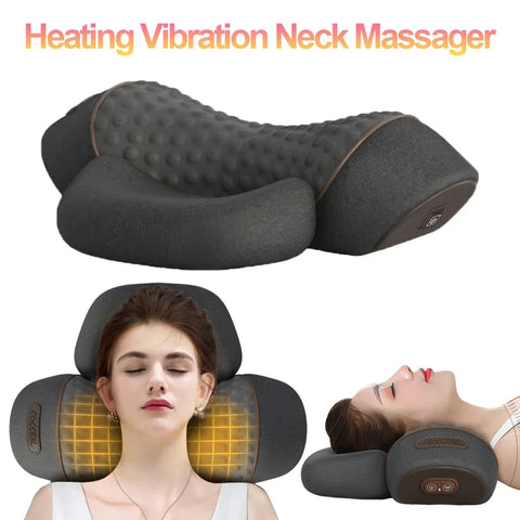 Pillow Hot Compress Neck Massager