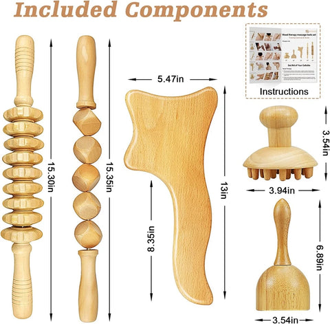 Wooden Therapy Massage Tools