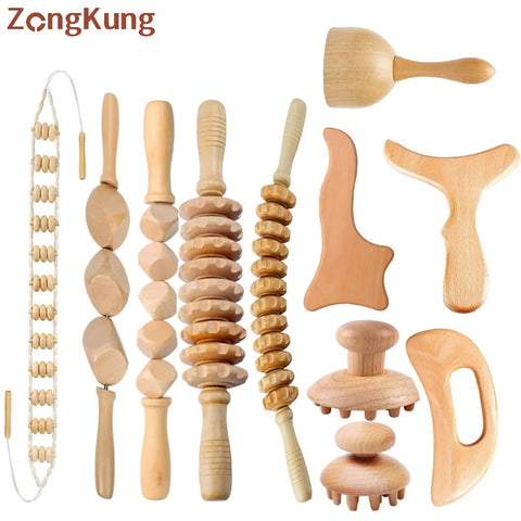 Wooden Therapy Massage Tools