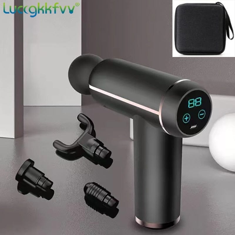 "Massage Gun - Good For Your Pain Relief Body And Neck Vibrator Fitness - Now Available"" - Comfortable Neck and Body Massager online | Shop Now!