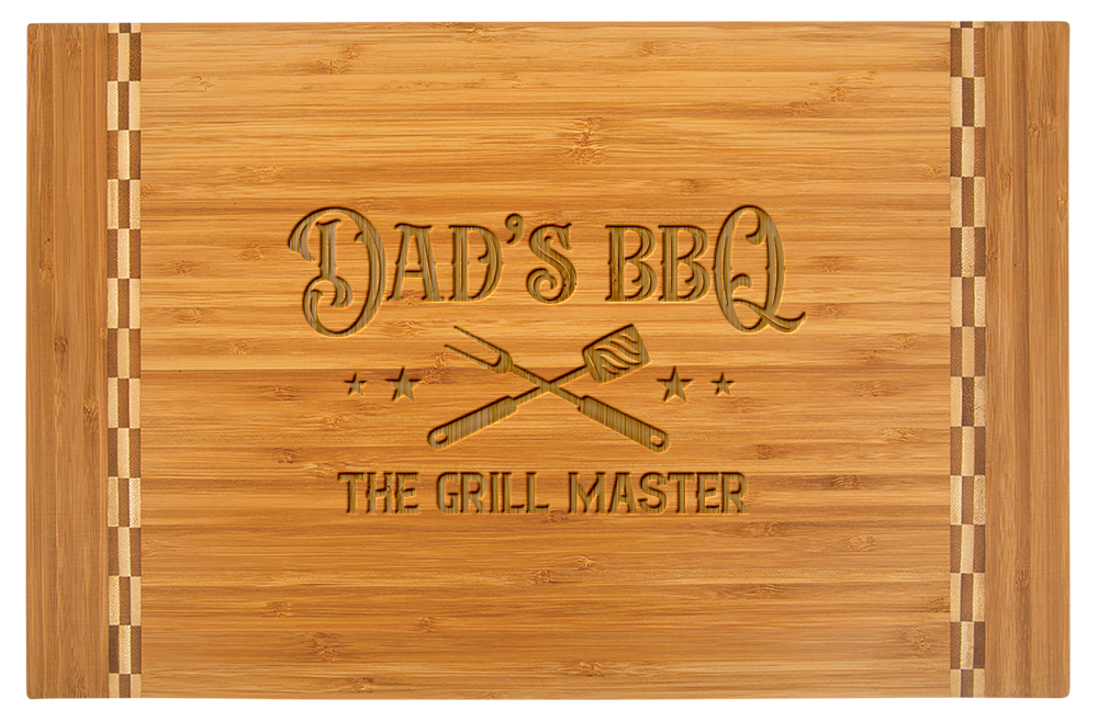 Dad's BBQ small Bamboo cutting board