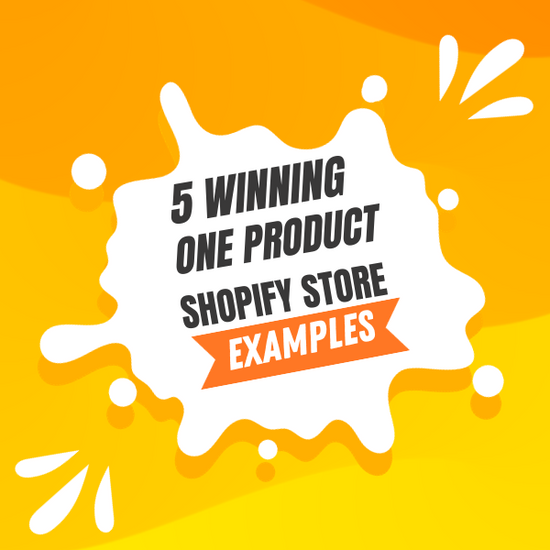 Winning One Product Shopify Store Examples