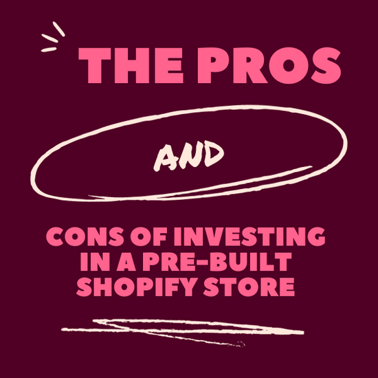 Pros and Cons of Investing in a Pre-Built Shopify Store