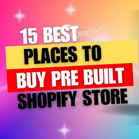 Pre built shopify store