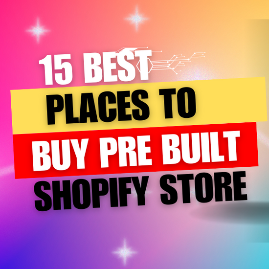 Pre built shopify store