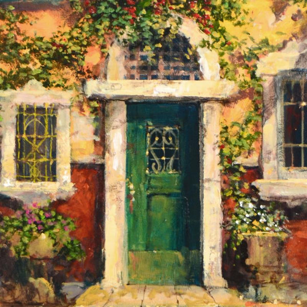 Green Door in Naples James Coleman Canvas Giclee Artist