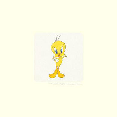 Tweety Bird Warner Bros Looney Tunes Hand Tinted Color Etching Numbered –  Art Deals