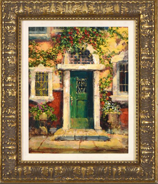 Green Door in Naples James Coleman Canvas Giclee Artist