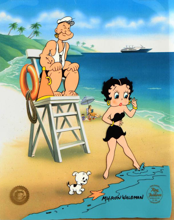 Betty Boop Moon Fleischer Studios Sericel King Features Hearst Licensed –  Art Deals