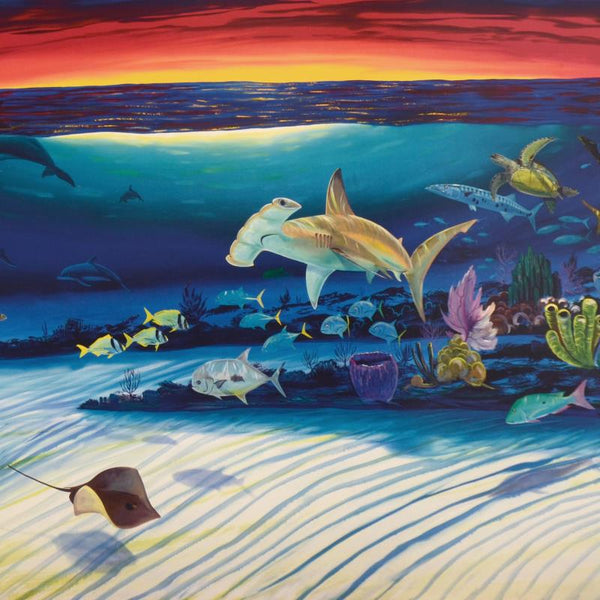 Sea Life Below Wyland and Guy Harvey Lithograph Wyland Signed Numbered ...