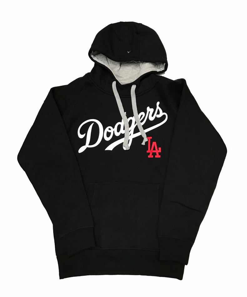 Los Angeles Dodgers Mens Sweatshirt Antigua Victory Pullover Hoodie Bl