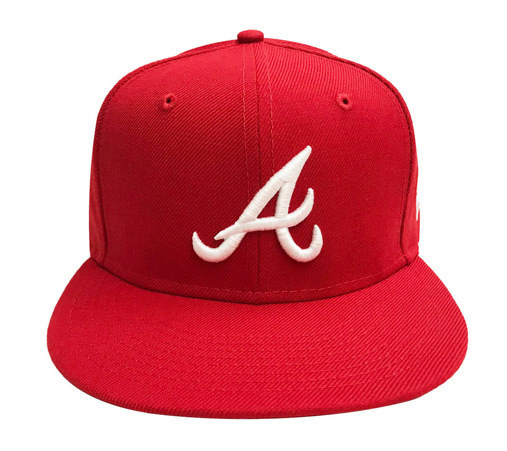 Atlanta Braves Snapback New Era 9fifty Logo Red Cap Hat The 4th Quarter