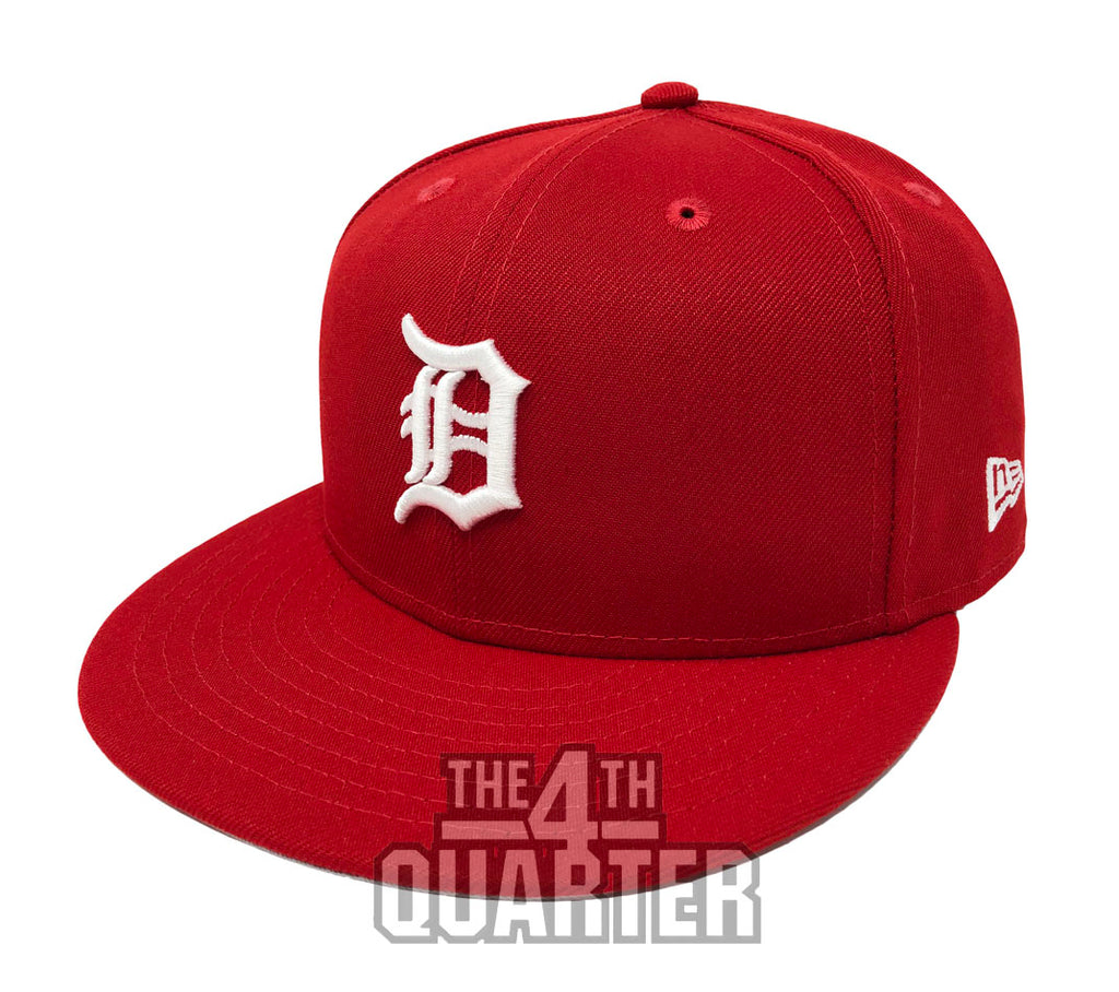 red detroit tigers snapback