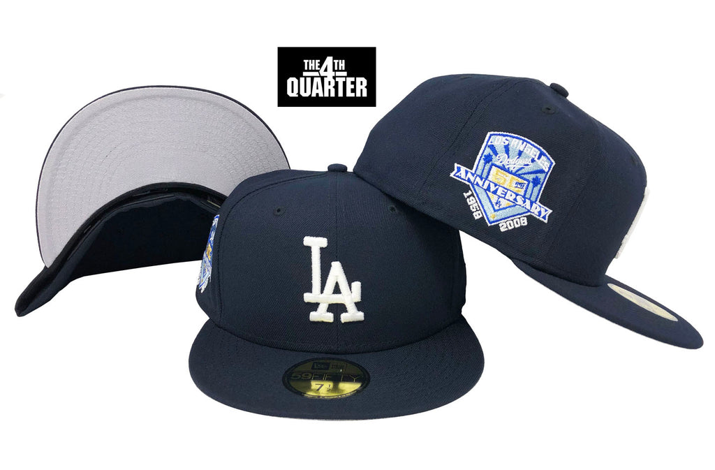 Los Angeles Dodgers Fitted New Era 59fifty Day Of The Dead Skull Blue The 4th Quarter