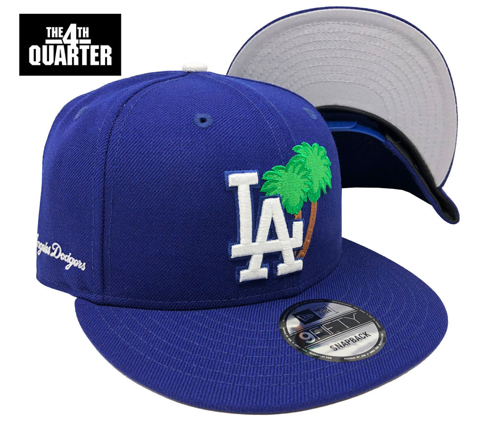 Los Angeles Dodgers Snapback New Era 9fifty Palm Tree Script Cap Hat The 4th Quarter