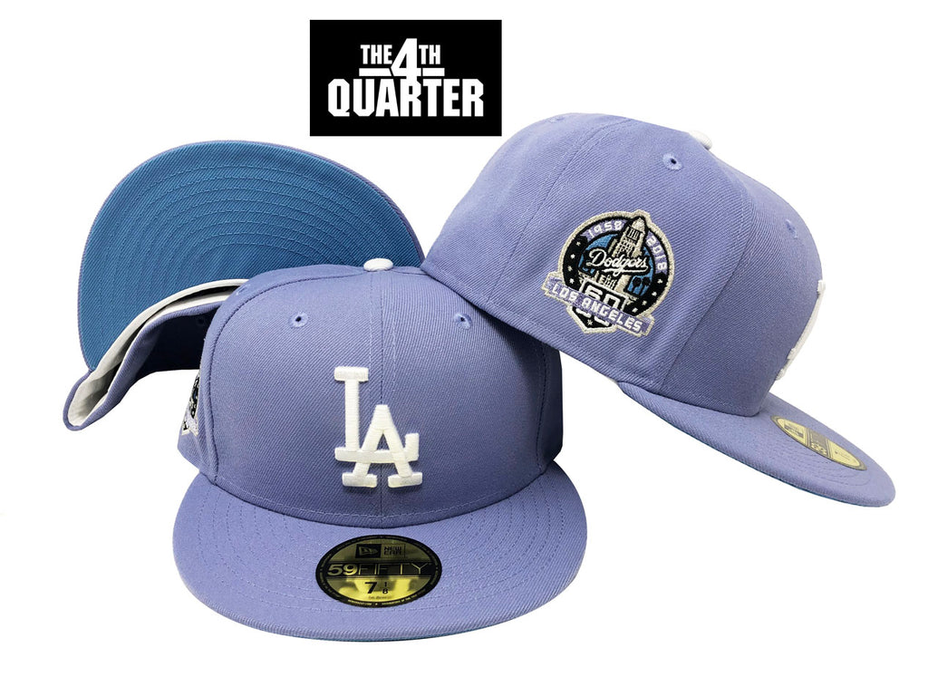 lavender dodgers hat