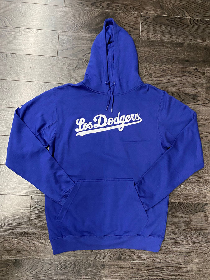 Los Angeles Dodgers Mens Stitches Brand Pullover Sweatshirt Royal Hood ...