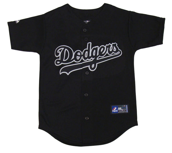 custom black dodgers jersey