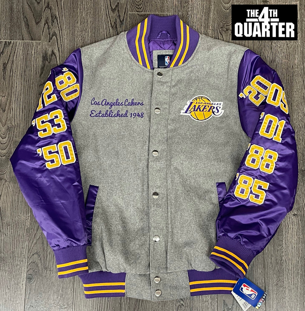 lakers championship letterman jacket