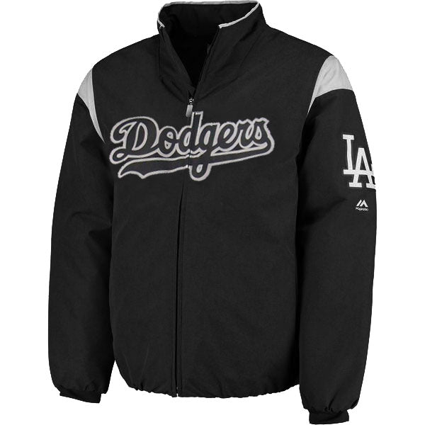 dodgers on field thermal jacket
