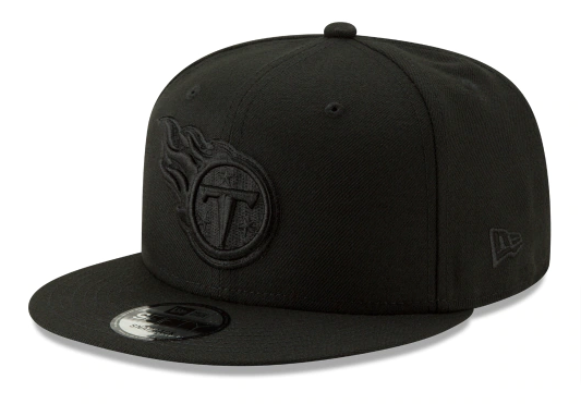 black tennessee titans hat