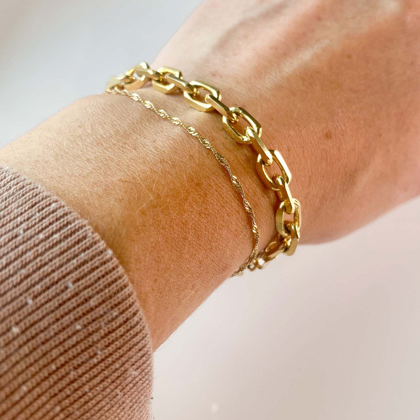 Gold-Filled Chunky Bracelet Chain