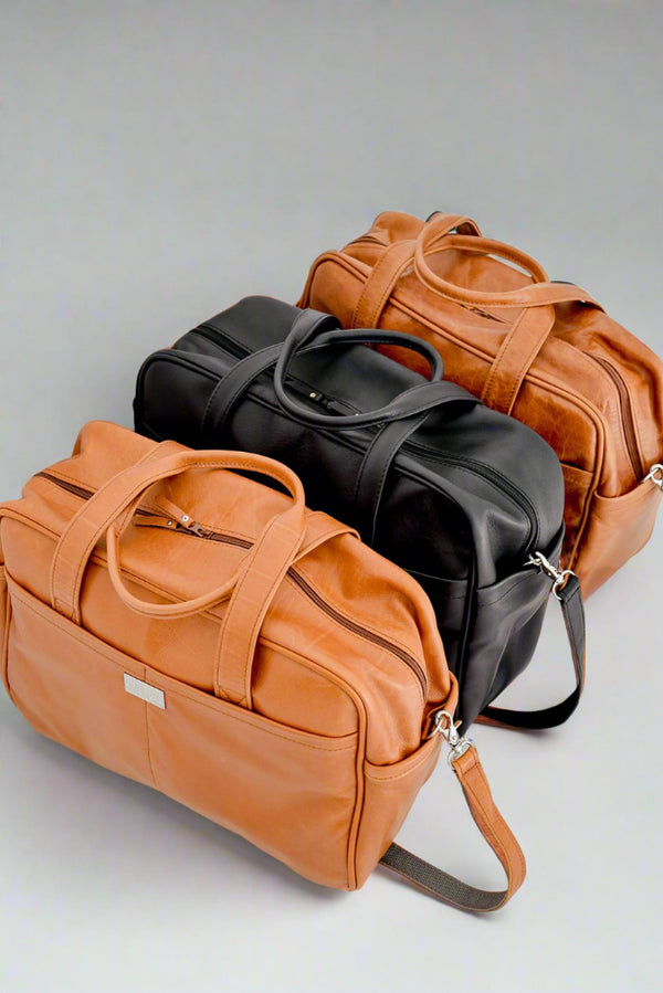 H&G Bold full leather Diaper Bag